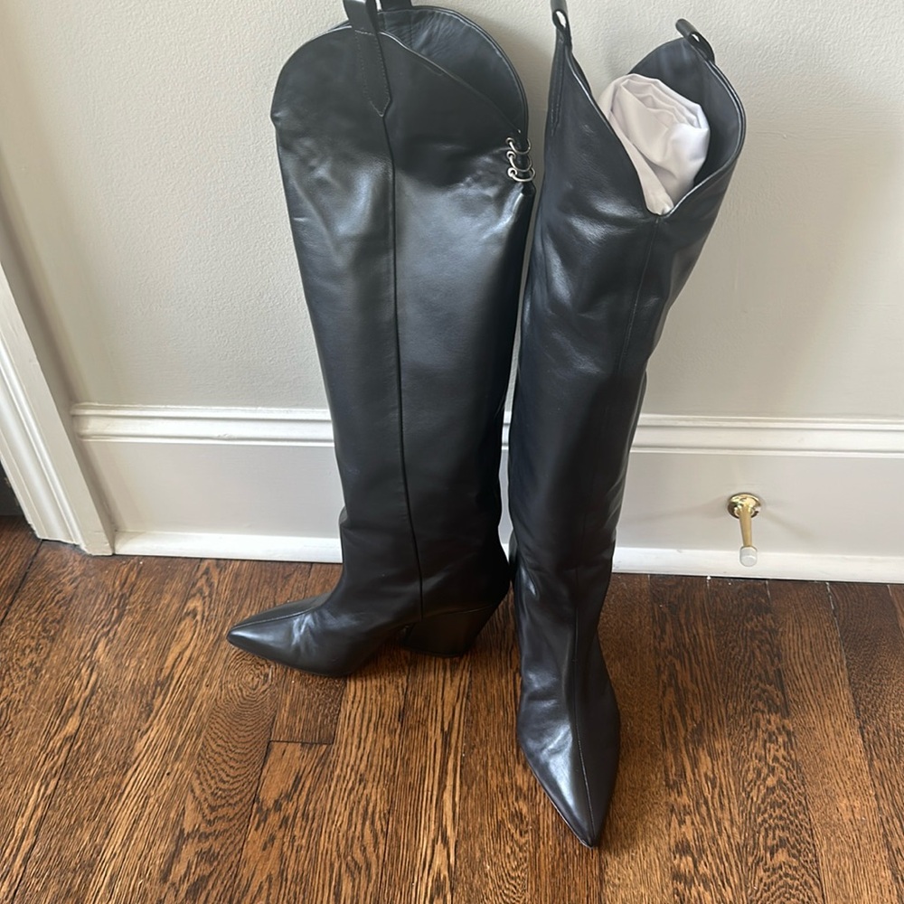 IRO Knee High Leather Boots (Mazowest Leather Boot)